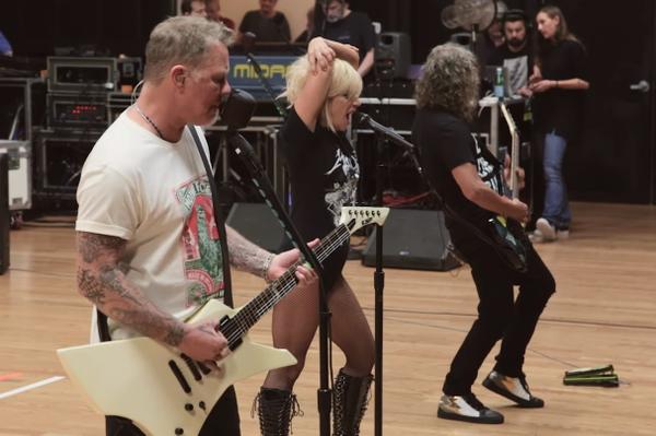 Metallica e Lady Gaga aparecem ensaiando para performance no Grammy em vídeo